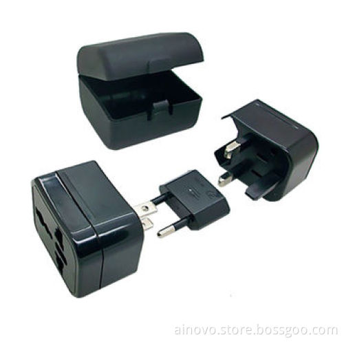 USB Travel Power Adapter, USB 5V/1A, Portable, Used in 150 Countries, UK/US/AUS/EU Plugs